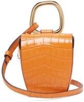 Thumbnail for your product : Danse Lente Pablo Crocodile-effect Leather Cross-body Bag - Orange