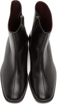 Thumbnail for your product : Dries Van Noten Black Leather Ankle Boots
