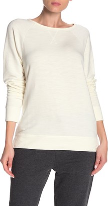 wide crew neck sweatshirt