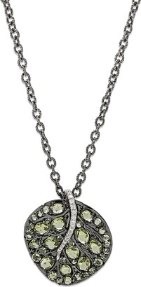 Michael Aram Botanical Leaf Peridot Pendant Necklace