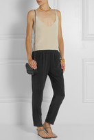 Thumbnail for your product : Equipment Hadley washed-silk tapered pants