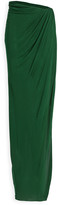 Thumbnail for your product : Brandon Maxwell Jersey Floor Length Wrap Skirt