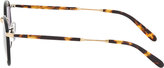 Thumbnail for your product : Wilson Garrett Leight Matte Black & Brown Spotted Tortoise Sunglasses