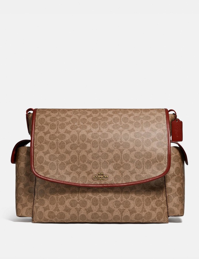 Coach Baby Messenger Bag In Signature Canvas ShopStyle