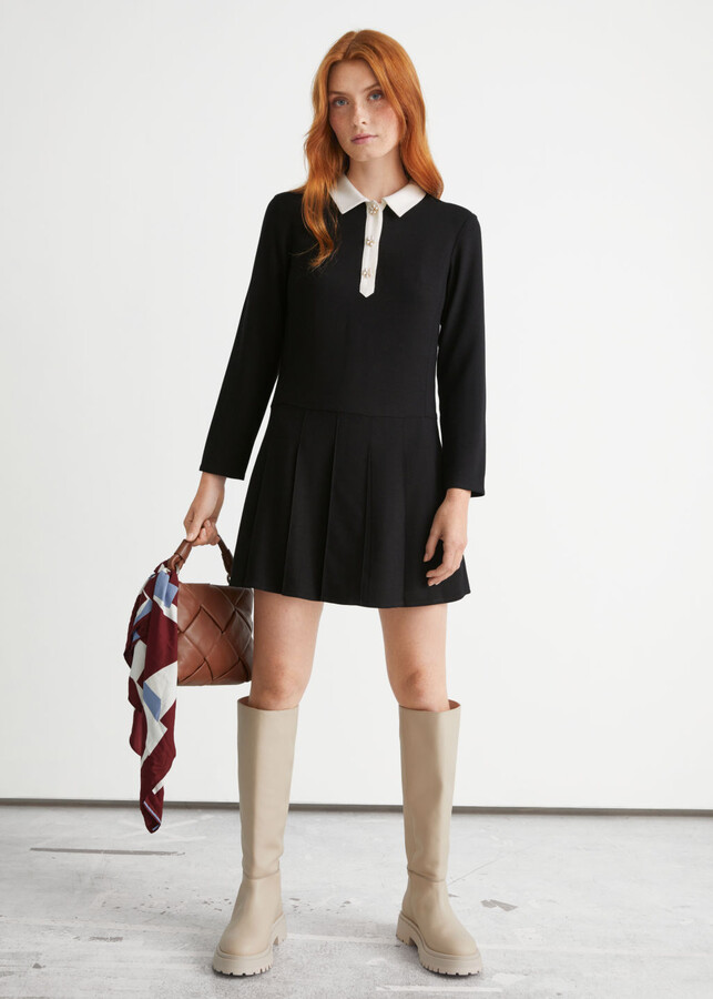 Black Zipper Mini Dress | Shop the world's largest collection of 