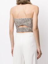 Thumbnail for your product : Semsem Sequin-Embellished Bustier Top