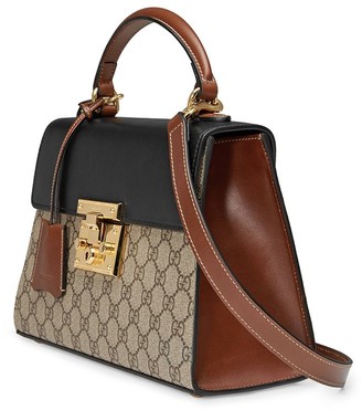 Gucci Padlock GG Supreme top handle bag