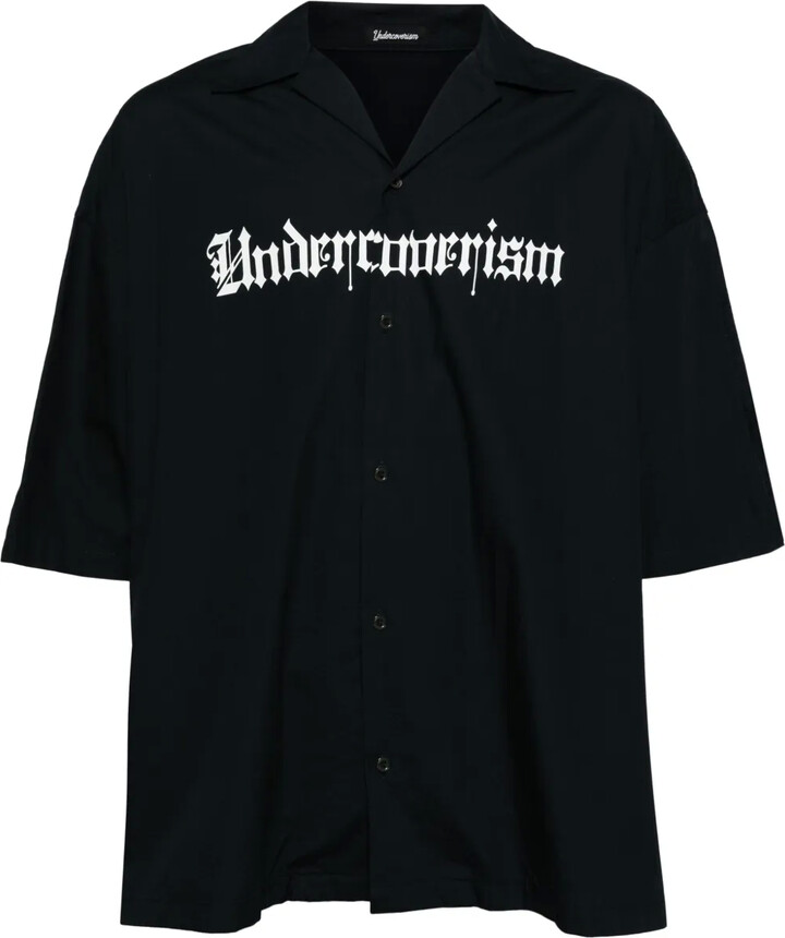Undercoverism Logo-Print Cotton Shirt