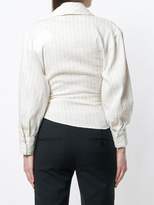 Thumbnail for your product : Jacquemus striped ruched shirt
