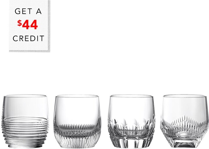 Waterford Set Of 4 Mixology Mixed Tumblers With $44 Credit