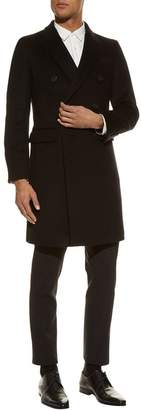 Burberry Double-Breasted Long Wool Cashmere Coat