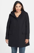 Thumbnail for your product : Vince Camuto Wool Blend Duffle Coat (Plus Size)