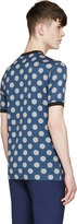 Thumbnail for your product : Dolce & Gabbana Grey & Blue Polka Dot T-Shirt