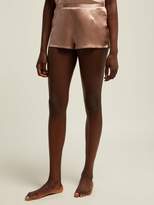 Thumbnail for your product : La Perla Silk Satin Pyjama Shorts - Womens - Light Pink
