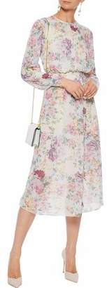 Raoul Floral-print Cotton-blend Chiffon Midi Dress