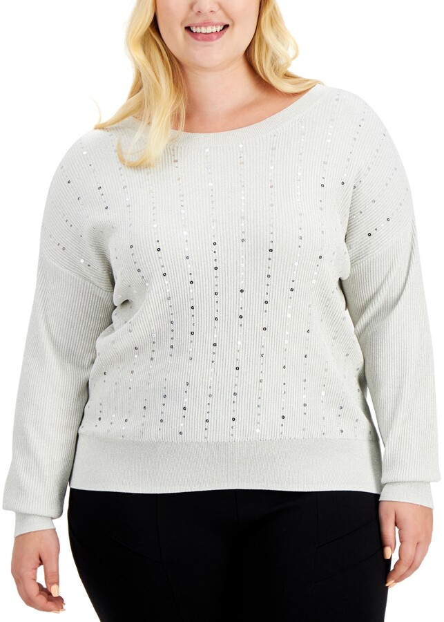 alfani plus size sweaters