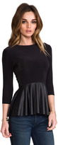 Thumbnail for your product : T-Bags 2073 T-Bags LosAngeles T-Bags Los Angeles Peplum Top