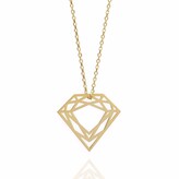 Thumbnail for your product : Myia Bonner 9k Gold Classic Diamond Necklace