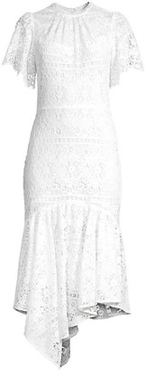 shoshanna sora lace mini dress