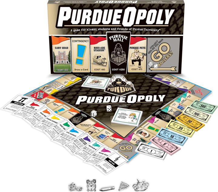 Late for the Sky University of Purdue Purdue-Opoly Board Game
