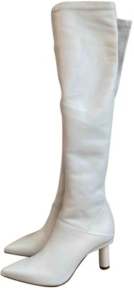 tibi white boots