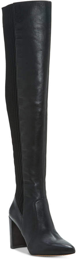 women's nikka heeled over the knee sock boots
