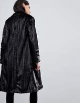 Thumbnail for your product : Helene Berman Suki Collarless Faux Fur Coat