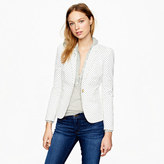 Thumbnail for your product : J.Crew Puff-sleeve blazer in triangle dot