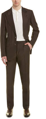 Tom Ford Shelton 2Pc Linen & Silk-Blend Suit With Flat Pant