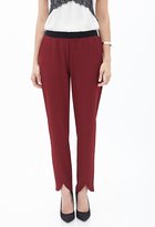 Thumbnail for your product : Forever 21 Contemporary V-Cut Woven Trousers