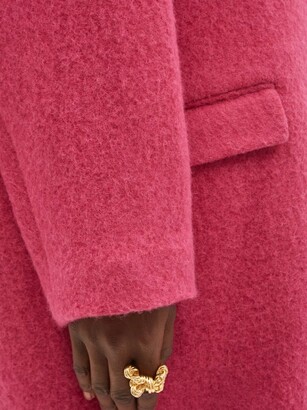 Isabel Marant Darey Single-breasted Virgin Wool-blend Coat - Pink