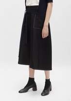 Thumbnail for your product : Sara Lanzi Viscose Crepe Skirt Black