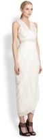 Thumbnail for your product : Zero Maria Cornejo Lace Stripe Dress