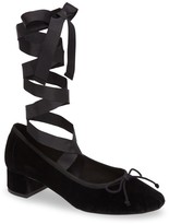 Thumbnail for your product : Topshop Kan-Kan Ankle Tie Pump (Women)