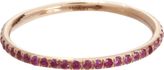 Thumbnail for your product : Ileana Makri Women's Pink Sapphire Thread Band Ring-Colorless