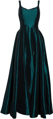 Mac Duggal Front Slit Ballgown with Train