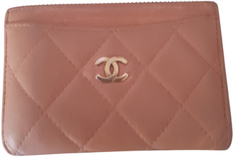 Chanel Beige Leather Purses, wallets & cases