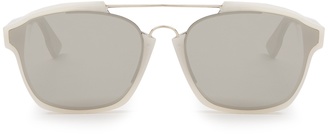 Christian Dior Abstract bi-colour mirrored sunglasses