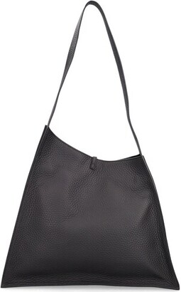 Chubby slanted leather hobo bag - Little Liffner - Women
