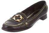 Thumbnail for your product : Louis Vuitton Leather Round-Toe Loafers
