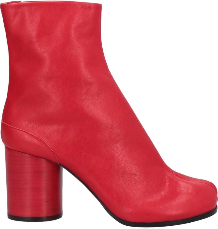 Maison Margiela Women's Red Boots on Sale with Cash Back | ShopStyle