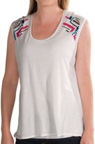 Thumbnail for your product : Chaser Boxy Flow Muscle Shirt - Embellished, Sleeveless (For Women)