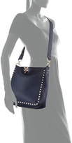Thumbnail for your product : Valentino Rockstud Small Leather Hobo Bag