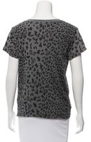 Thumbnail for your product : Current/Elliott Leopard Print V-Neck T-Shirt w/ Tags