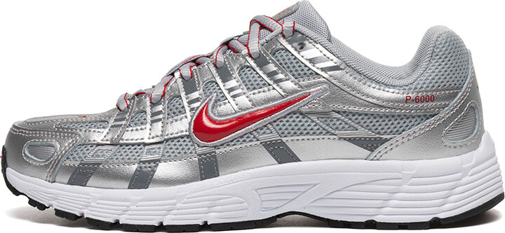 Nike Women & apos;s Shoes Big Children & apos;s Shoes P-6000 (Gs) Sports Shoes Retro Casual Shoes Light Cushioning Running Shoes Hv5064-002