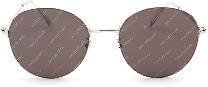 Balenciaga Eyewear Bb0016sk Silver Sunglasses - ShopStyle
