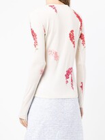 Thumbnail for your product : Giambattista Valli Floral-Embroidered Fine-Knit Jumper