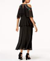 Thumbnail for your product : Nanette Lepore Nanette by Floral Embroidered Flounce Maxi Dress
