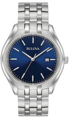 Bulova Stainless Steel Blue Dial 96B268 watch