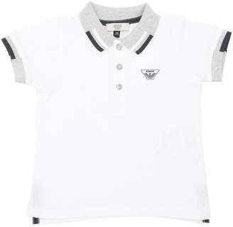 Armani Junior Cotton Piqué Polo Shirt